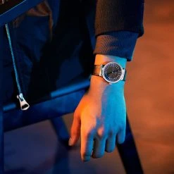 Seizmont Montre Travis Calm à Cadran & Aiguille 24 Heures -Trendhim en ligne rst calm watch silver 23325 1