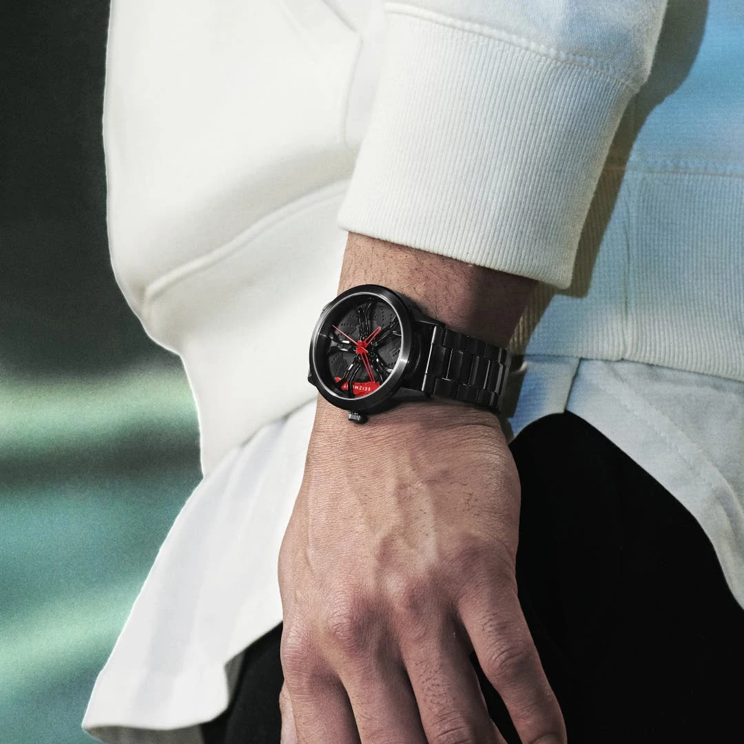 Seizmont Monza | Montre Racing Rouge Et Noire 4 Seizmont Monza | Montre Racing Rouge Et Noire – Image 2
