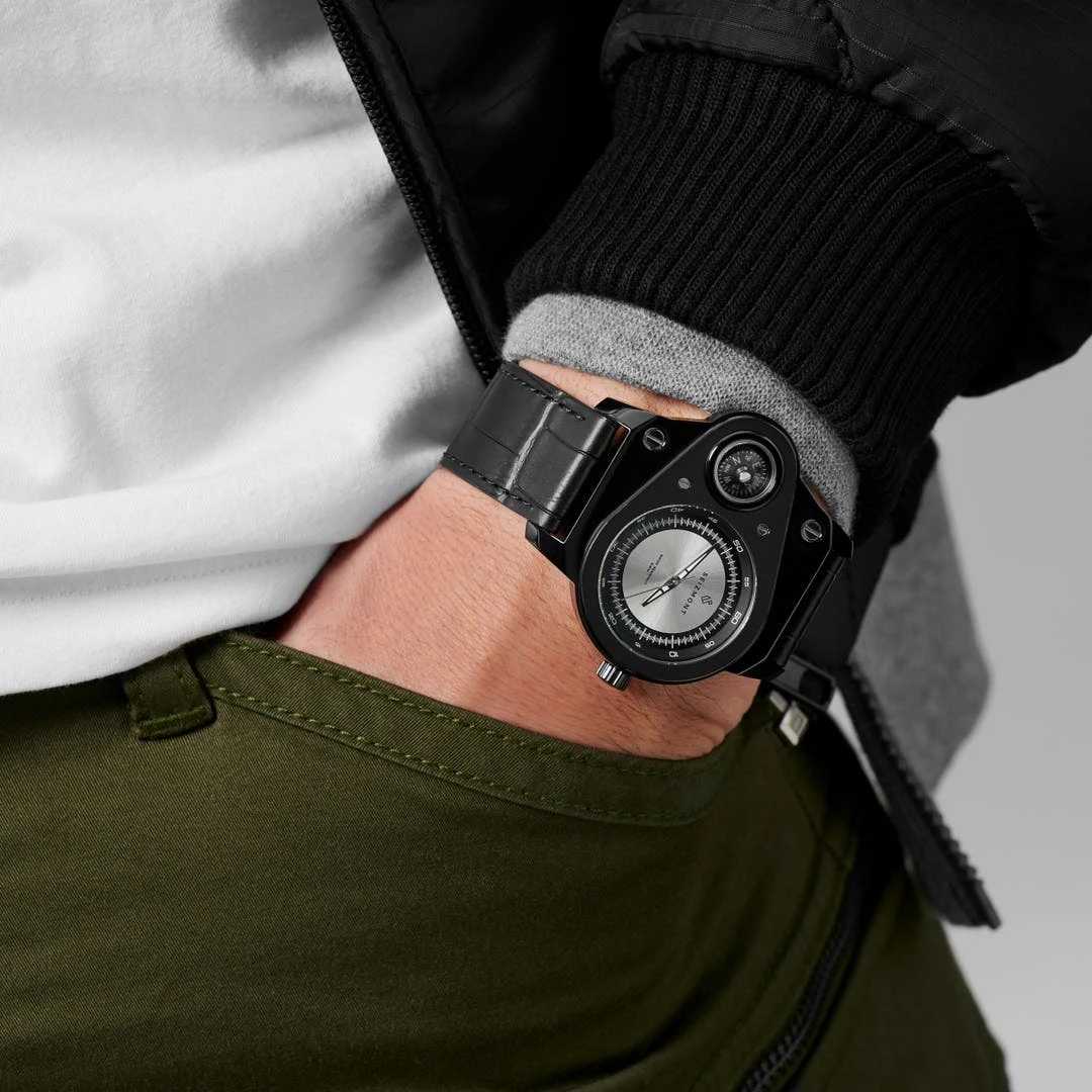 Seizmont Montre à Boussole En Acier Inoxydable Stefan Orbis 5 Seizmont Montre à Boussole En Acier Inoxydable Stefan Orbis – Image 3