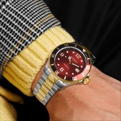 Seizmont Montre En Acier Inoxydable Dathlan Tide 11 Seizmont Montre En Acier Inoxydable Dathlan Tide -Trendhim en ligne rst megashoot 0 3 watch deltatie silvergoldredface22371 bjarkejohansen 2 1