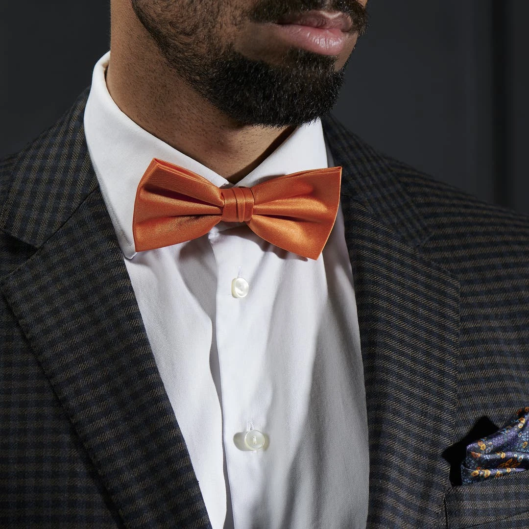 Trendhim Noeud Papillon Classique Orange Vif 5 Trendhim Noeud Papillon Classique Orange Vif – Image 3