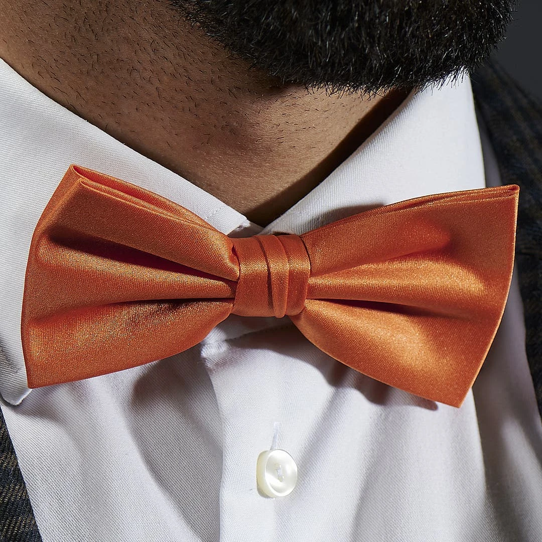 Trendhim Noeud Papillon Classique Orange Vif 7 Trendhim Noeud Papillon Classique Orange Vif – Image 5