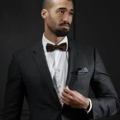 Trendhim Noeud Papillon Marron Foncé -Trendhim en ligne rst megashoot bow ties 12547 1