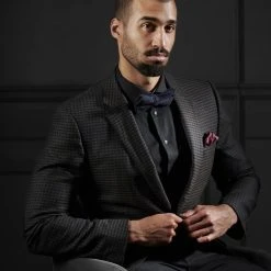 Bohemian Revolt Noeud Papillon En Laine Bleu Marine -Trendhim en ligne rst megashoot bow ties 12976 2 1