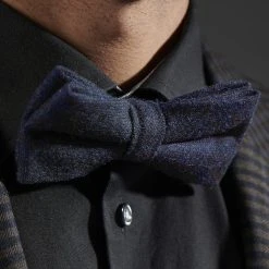 Bohemian Revolt Noeud Papillon En Laine Bleu Marine -Trendhim en ligne rst megashoot bow ties 12976 2 2bm
