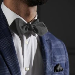 Bohemian Revolt Noeud Papillon à Nouer Gris Foncé à Carreaux -Trendhim en ligne rst megashoot bow ties 13168 2 2 1