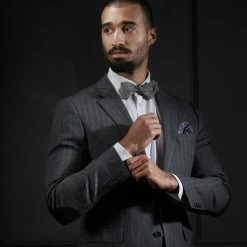 Bohemian Revolt Noeud Papillon à Nouer En Coton Gris 11 Bohemian Revolt Noeud Papillon à Nouer En Coton Gris -Trendhim en ligne rst megashoot bow ties 13179 1