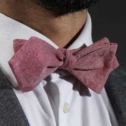 Bohemian Revolt Noeud Papillon à Nouer En Coton Rose -Trendhim en ligne rst megashoot bow ties 13181 2 bm