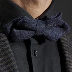 Bohemian Revolt Noeud Papillon En Laine Bleu Marine à Pointes -Trendhim en ligne rst megashoot bow ties 13210 2 1 bm