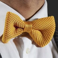 Tailor Toki Noeud Papillon Tricoté Jaune -Trendhim en ligne rst megashoot bow ties 15324 2 bm