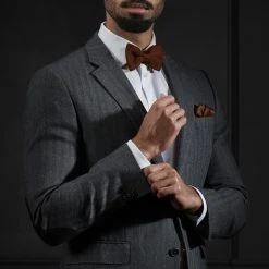 Tailor Toki Noeud Papillon En Tricot Chocolat -Trendhim en ligne rst megashoot bow ties 15326 1