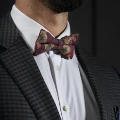 Tailor Toki Nœud Papillon Bourgogne à Motif Floral -Trendhim en ligne rst megashoot bow ties 15369 2