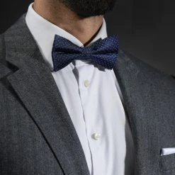 Trendhim Nœud Papillon En Soie Bleu Marine à Pois Blancs -Trendhim en ligne rst megashoot bow ties 15544 2