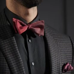 Trendhim Noeud Papillon En Soie Rouge à Pois Blancs -Trendhim en ligne rst megashoot bow ties 16261 2