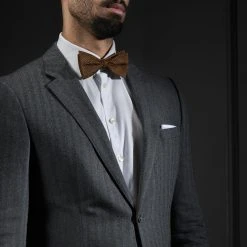 Trendhim Noeud Papillon En Soie Marron à Pois Blancs -Trendhim en ligne rst megashoot bow ties 16265 1