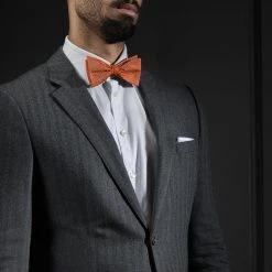 Trendhim Noeud Papillon En Soie Brune à Pois Blancs -Trendhim en ligne rst megashoot bow ties 16267 1