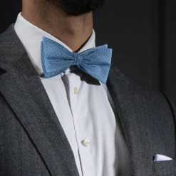 Trendhim Noeud Papillon En Soie Bleue à Pois -Trendhim en ligne rst megashoot bow ties 16269 2