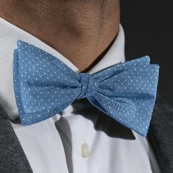 Trendhim Noeud Papillon En Soie Bleue à Pois -Trendhim en ligne rst megashoot bow ties 16269 2 bm