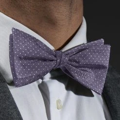 Trendhim Noeud Papillon En Soie Grise à Pois Blancs -Trendhim en ligne rst megashoot bow ties 16271 2 bm