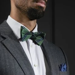 Trendhim Nœud Papillon En Soie Verte à Rayures Bleu Marine 9 Trendhim Nœud Papillon En Soie Verte à Rayures Bleu Marine -Trendhim en ligne rst megashoot bow ties 16307 2