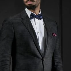 Tailor Toki Noeud Papillon Bleu Marine Et Bordeaux -Trendhim en ligne rst megashoot bow ties 17717 1