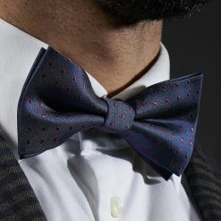Tailor Toki Noeud Papillon Bleu Marine Et Bordeaux -Trendhim en ligne rst megashoot bow ties 17717 2 bm