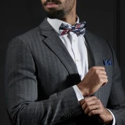 Tailor Toki Nœud Papillon à Carreaux Bleu Et Bordeaux -Trendhim en ligne rst megashoot bow ties 7332 1