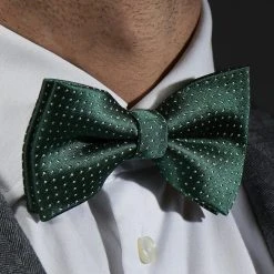 Tailor Toki Noeud Papillon Vert à Pois Blancs -Trendhim en ligne rst megashoot bow ties 7837 2 bm