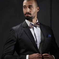 Tailor Toki Noeud Papillon Bleu Marine Et Orange à Motif Cachemire -Trendhim en ligne rst megashoot bowties 11687 1