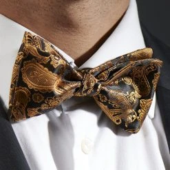 Tailor Toki Noeud Papillon à Motif Cachemire Brun & Or 11 Tailor Toki Noeud Papillon à Motif Cachemire Brun & Or -Trendhim en ligne rst megashoot bowties 11700 2bm 1