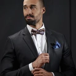 Tailor Toki Noeud Papillon Prénoué Marine Et Orange à Motif Cachemire -Trendhim en ligne rst megashoot bowties 11717 1