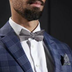 Trendhim Noeud Papillon Prénoué En Soie Grise à Pois Blancs 9 Trendhim Noeud Papillon Prénoué En Soie Grise à Pois Blancs -Trendhim en ligne rst megashoot bowties 15568 2