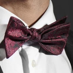 Tailor Toki Nœud Papillon à Nouer Bordeaux à Motif -Trendhim en ligne rst megashoot bowties 7479 2bm