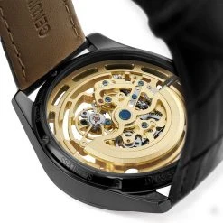Seizmont Montre Squelette Automatique Sedric Motus -Trendhim en ligne sedric motus black gold black 4