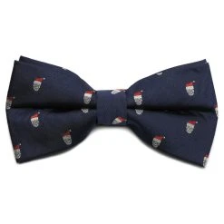 Trendhim Nœud Papillon Bleu Marine à Motifs De Tête De Mort De Noël