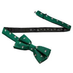 Trendhim Nœud Papillon Vert à Motifs Têtes De Mort De Noël -Trendhim en ligne skull green 3