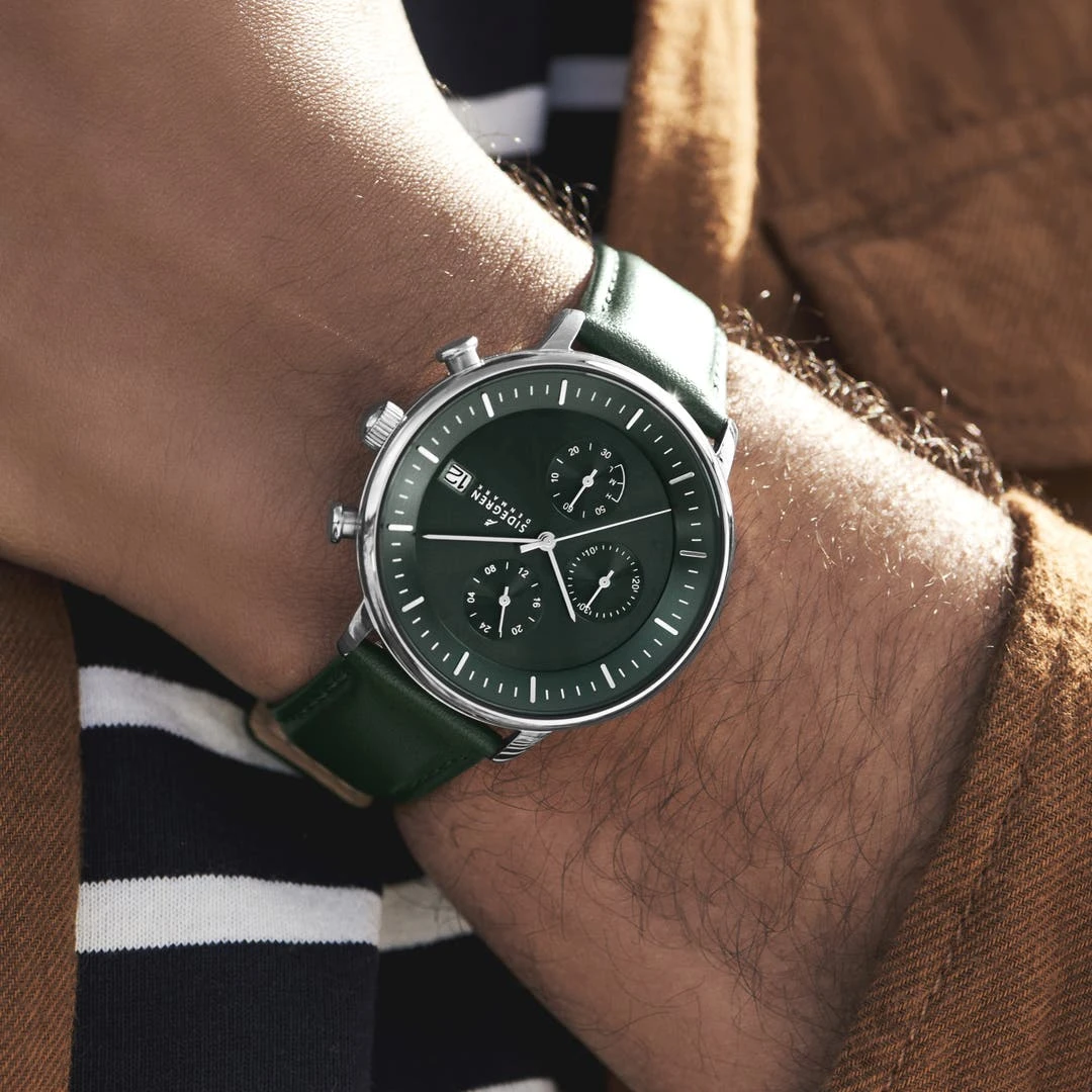 Sidegren Solis | Montre Chronographe Verte à énergie Solaire 4 Sidegren Solis | Montre Chronographe Verte à énergie Solaire – Image 2