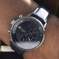 Sidegren Solis | Montre Chronographe Bleue à énergie Solaire -Trendhim en ligne ste solarwatch aston 25236 1x1 18