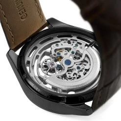 Seizmont Montre Squelette Automatique Stiles Motus -Trendhim en ligne stiles motus black silver brown 4