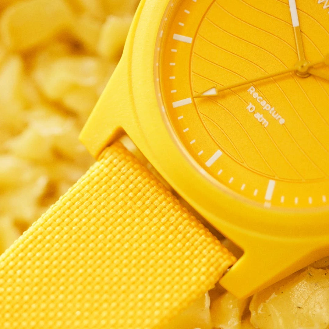 Waykins Recapture | Montre Jaune En Matériaux Recyclés 6 Waykins Recapture | Montre Jaune En Matériaux Recyclés – Image 4