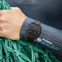 Waykins Recapture | Montre Noire En Matériaux Recyclés -Trendhim en ligne wa rst recapture recycled wnovaverzijablack1